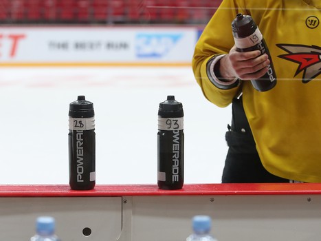 Раскатка «Авангарда» перед матчем с «Сибирью»