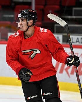 Раскатка «Авангарда» перед матчем с «Локомотивом»