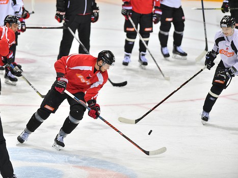 Тренировка "Авангарда" в Ярославле перед матчем с "Торпедо" НН