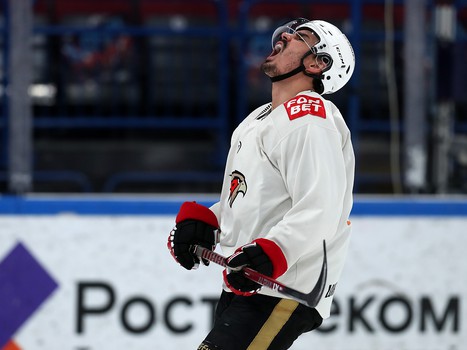 Тренировка «Авангарда» перед вторым матчем серии в Магнитогорске