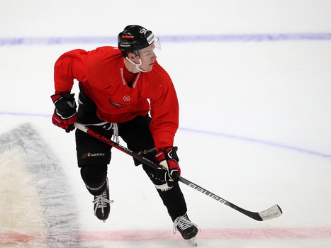 Раскатка «Авангарда» перед матчем с «Сибирью»