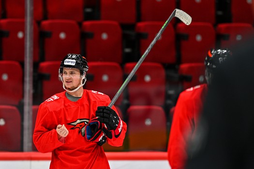 Раскатка «Авангарда» перед матчем с «Сибирью»