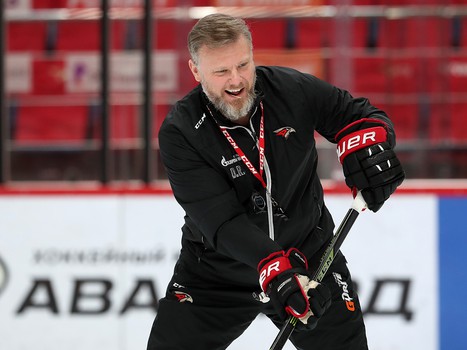 Тренировка «Авангарда» во время паузы в чемпионате