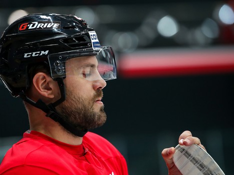 Раскатка «Авангарда» перед матчем с «Северсталью»