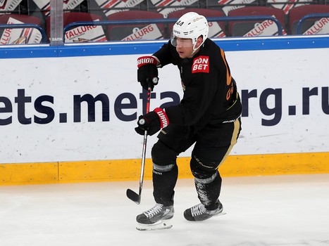 Тренировка «Авангарда» перед первым матчем серии в Магнитогорске