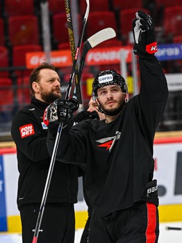 Открытая тренировка «Авангарда» перед вторым раундом плей-офф