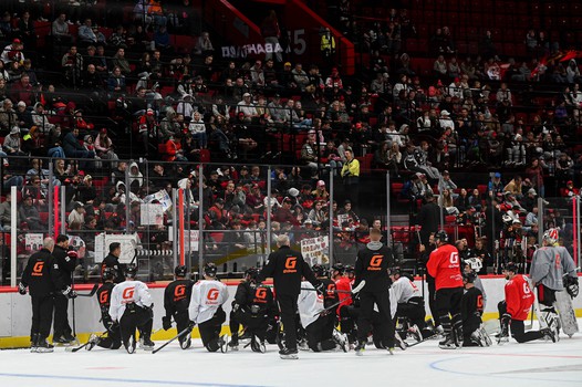 Открытая тренировка «Авангарда»