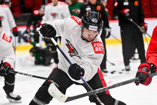 Раскатка «Авангарда» перед матчем с «Салаватом Юлаевым»