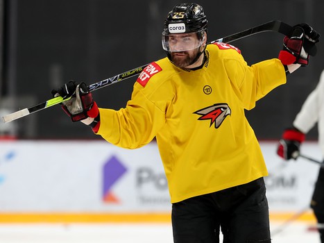 Тренировка «Авангарда» во время паузы в чемпионате