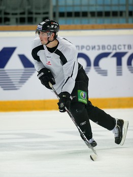 Раскатка "Авангарда" перед матчем с "Динамо" Мск 8 октября 2013