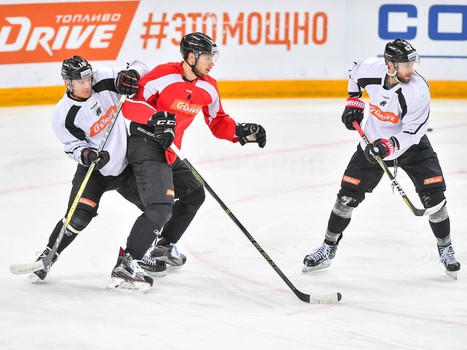 Раскатка "Авангарда" перед шестым матчем серии с "Салаватом Юлаевым"