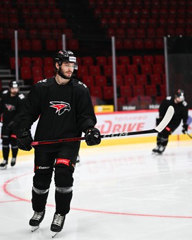 Раскатка «Авангарда» перед матчем с «Автомобилистом»