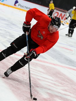 Раскатка «Авангарда» перед матчем с «Сибирью»