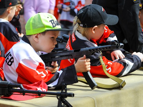 Экскурсия в Омский кадетский военный корпус для маленьких «ястребов»