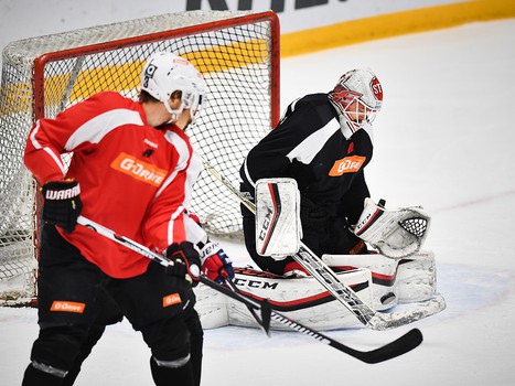 Раскатка "Авангарда" перед выездным матчем с "Барысом"