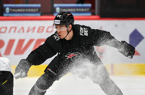 Раскатка «Авангарда» перед матчем с ХК «Сочи»