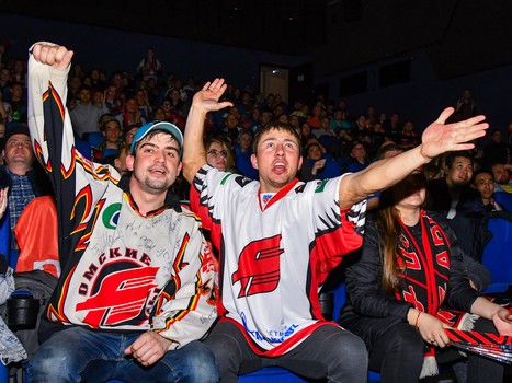 Омск празднует чемпионство «Авангарда»!