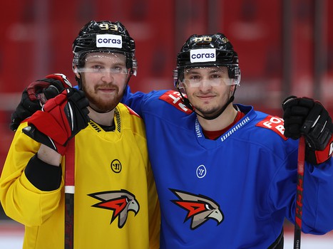 Раскатка «Авангарда» перед матчем с «Витязем»