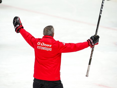 Раскатка «Авангарда» перед матчем со «Слованом»