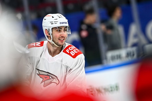 Раскатка «Авангарда» перед матчем в Магнитогорске