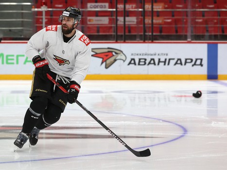 Раскатка «Авангарда» перед матчем с «Сибирью»