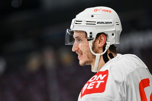 Раскатка «Авангарда» перед матчем в Магнитогорске