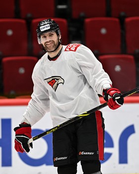 Раскатка «Авангарда» перед матчем с «Локомотивом»