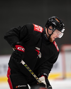 Раскатка «Авангарда» перед матчем с «Витязем»