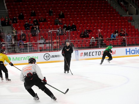 Открытая тренировка «Авангарда» перед стартом второго раунда плей-офф