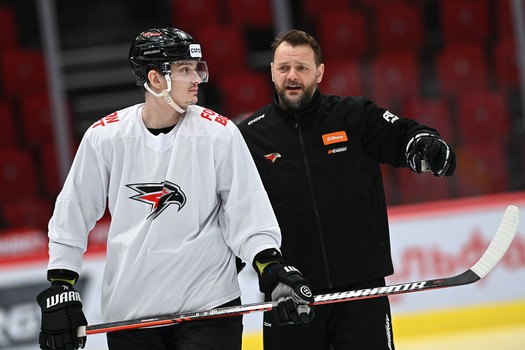 Раскатка «Авангарда» перед матчем с «Адмиралом»