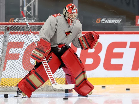 Раскатка «Авангарда» перед матчем с «Металлургом»