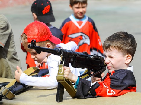 Экскурсия в Омский кадетский военный корпус для маленьких «ястребов»