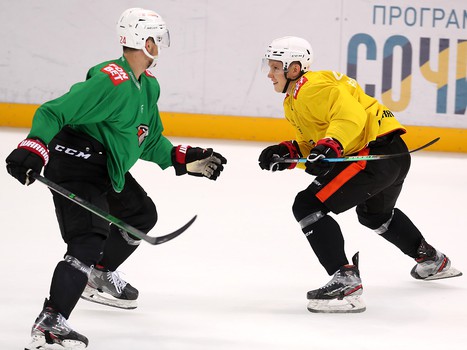 Тренировка «Авангарда» в Сочи