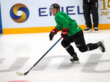 Раскатка «Авангарда» перед матчем с «Куньлунь Ред Стар»