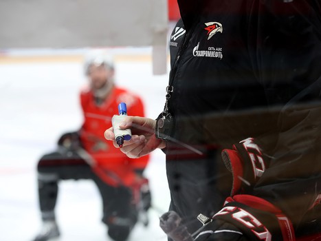 Тренировка «Авангарда» перед выездом