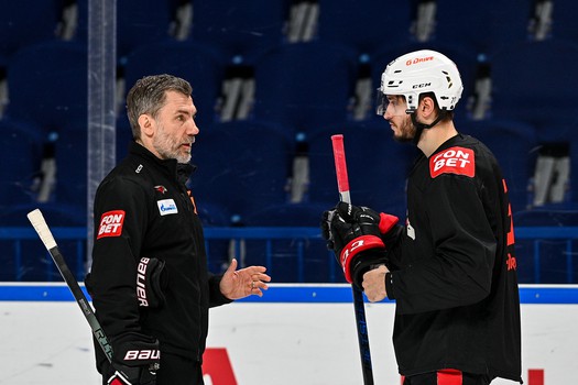 Раскатка «Авангарда» перед шестым матчем серии с «Локомотивом»