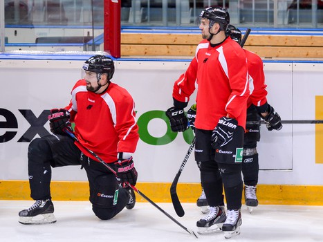 Открытая тренировка "Авангарда" для СМИ перед плей-офф