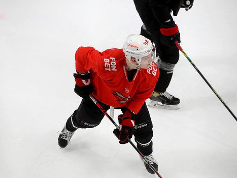 Тренировка «Авангарда» перед выездом