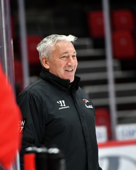 Раскатка «Авангарда» перед матчем с «Нефтехимиком»