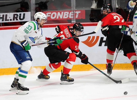 01.03.2020. 1/4 финала Конференции Восток, 1 матч. «Авангард» - «Салават Юлаев» 5:2