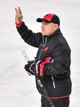 Открытая тренировка "Авангарда" для СМИ