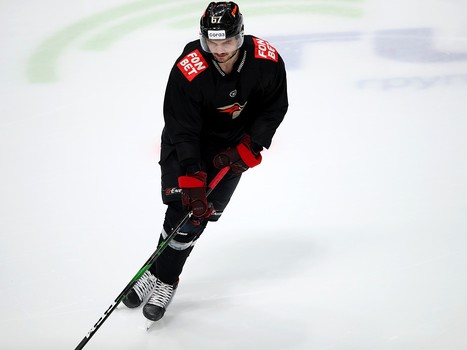 Раскатка «Авангарда» перед матчем с «Локомотивом»