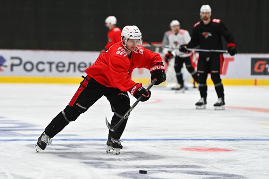 Тренировка «Авангарда» в Омске