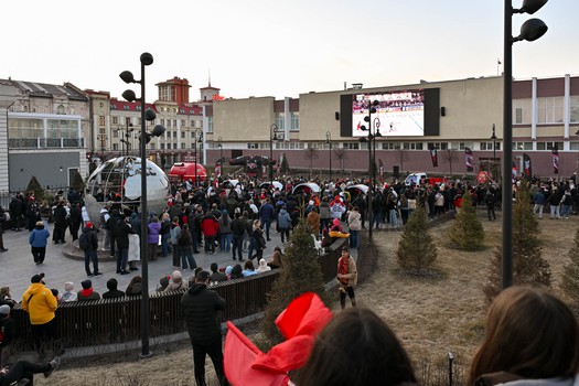 Фан-зона «Авангарда» в Городском саду