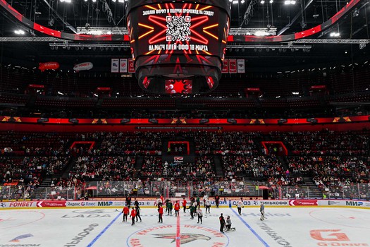 Открытая тренировка «Авангарда» перед вторым раундом плей-офф