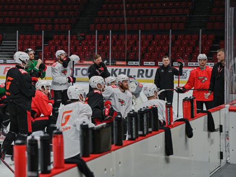 Тренировка «Авангарда» на G-Drive Арене