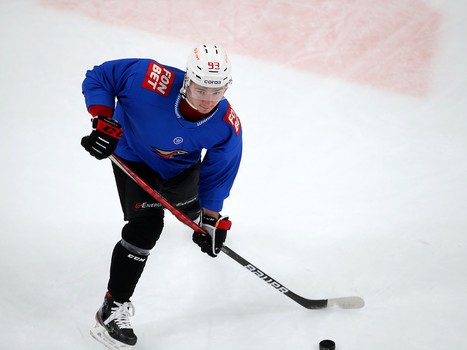 Тренировка «Авангарда» перед выездом