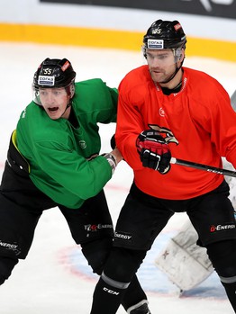 Раскатка «Авангарда» перед матчем с «Витязем»