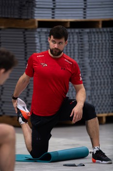 Тренировка «Авангарда» перед матчем в Санкт-Петербурге