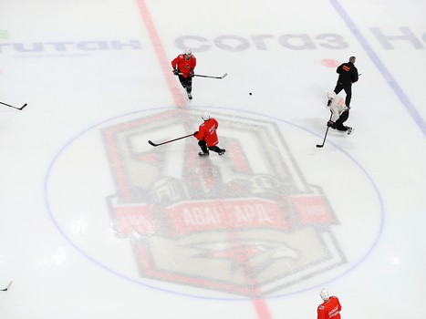 Тренировка «Авангарда» перед выездом